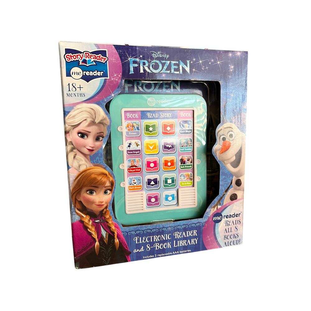 Disney Frozen Elsa, Anna, Olaf, - Me Reader Electronic Reader with 8 Books - New